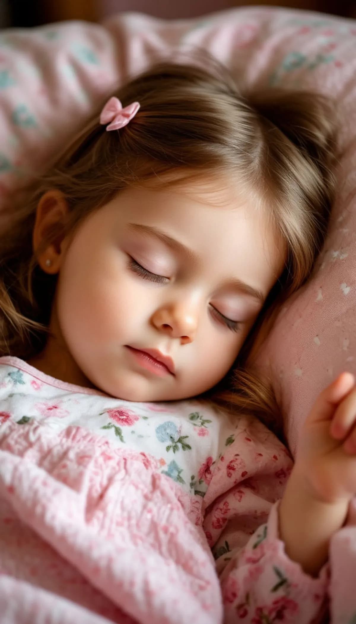Peaceful baby sleeping